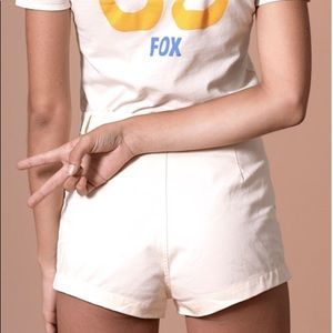 Sugarhigh Lovestoned Cream Woody Short XS 4